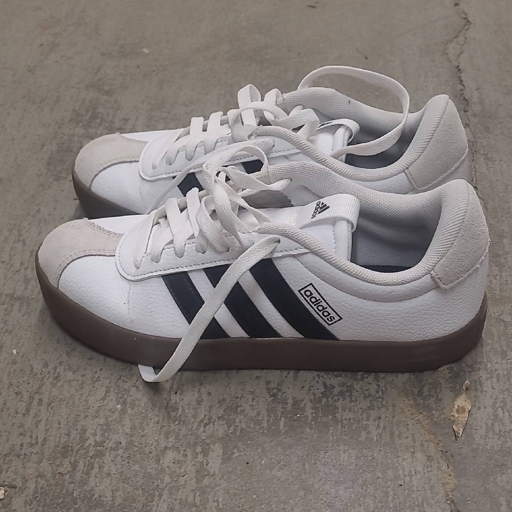 Adidas VL Court 3.0 White and Black Classic Sneakers